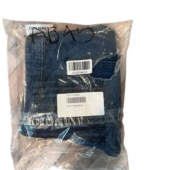 Old Navy High Waisted 3" Inseam Blue Jean Trouser Shorts 16 Retro‎ Casual NWT - Picture 7 of 8